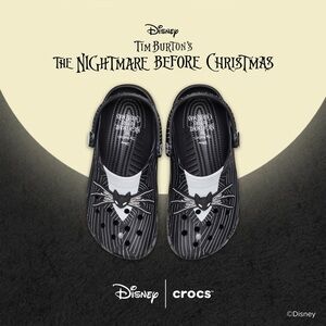The Nightmare Before Christmas x CROCS Classic Clogs Jack Skellington Black